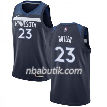 NBA Mænd Trøje Minnesota Timberwolves Jimmy Butler 23 Nike 2017-18 Navy Swingman